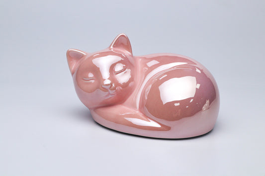 Ceramic Pet Urn Memorial with Custom Name