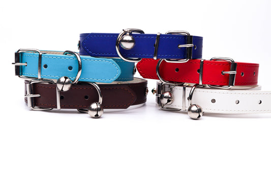 Custom Rhinestone Leather Pet Collar: Sparkling Crystal Cat & Small Dog Collar