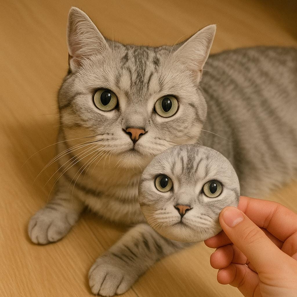 Custom Pet Portrait Plush Pin