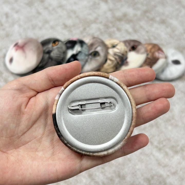 Custom Pet Portrait Plush Pin