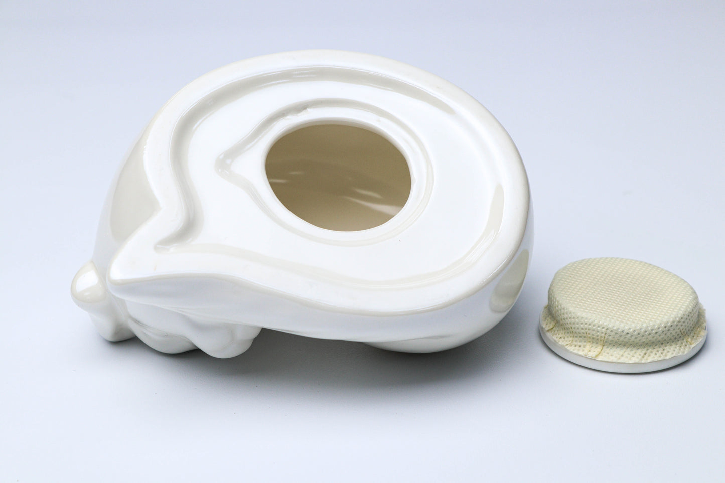 Personalized Dog-Shaped Cremation Urn with Paw Print