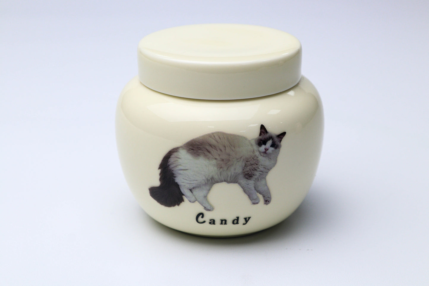 Pet Photo Urns with Name Engraving Screw-Top