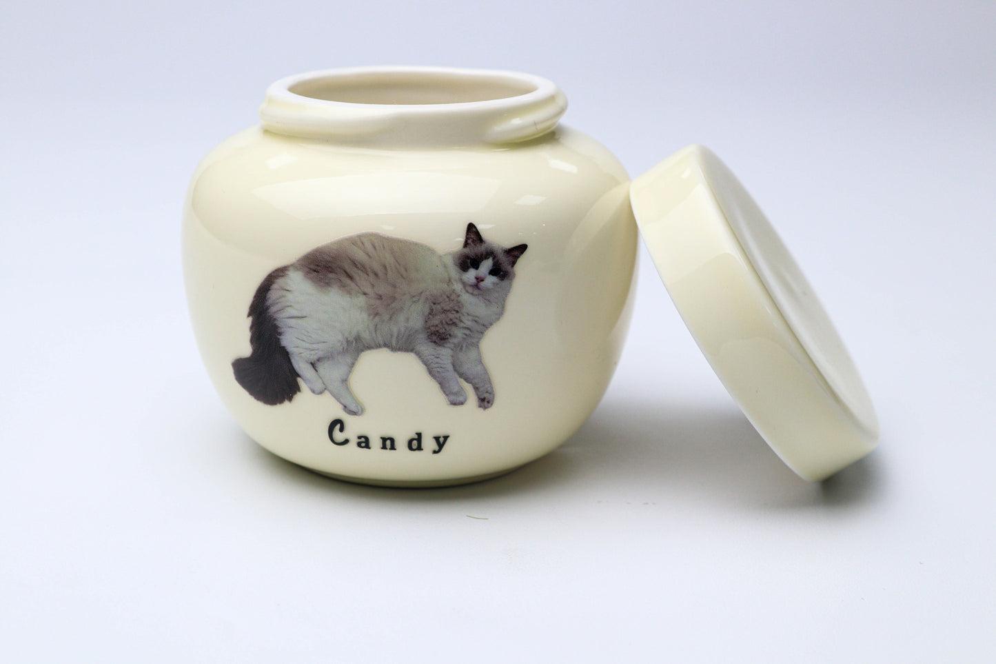 Pet Photo Urns with Name Engraving Screw-Top