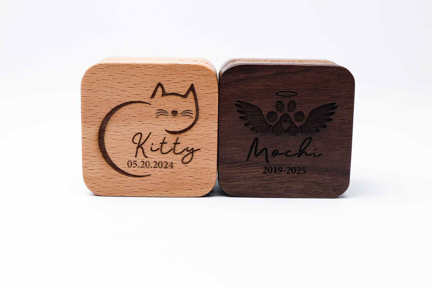 Wooden Pet Ashes Box
