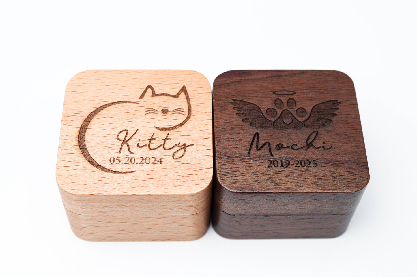 Wooden Pet Ashes Box