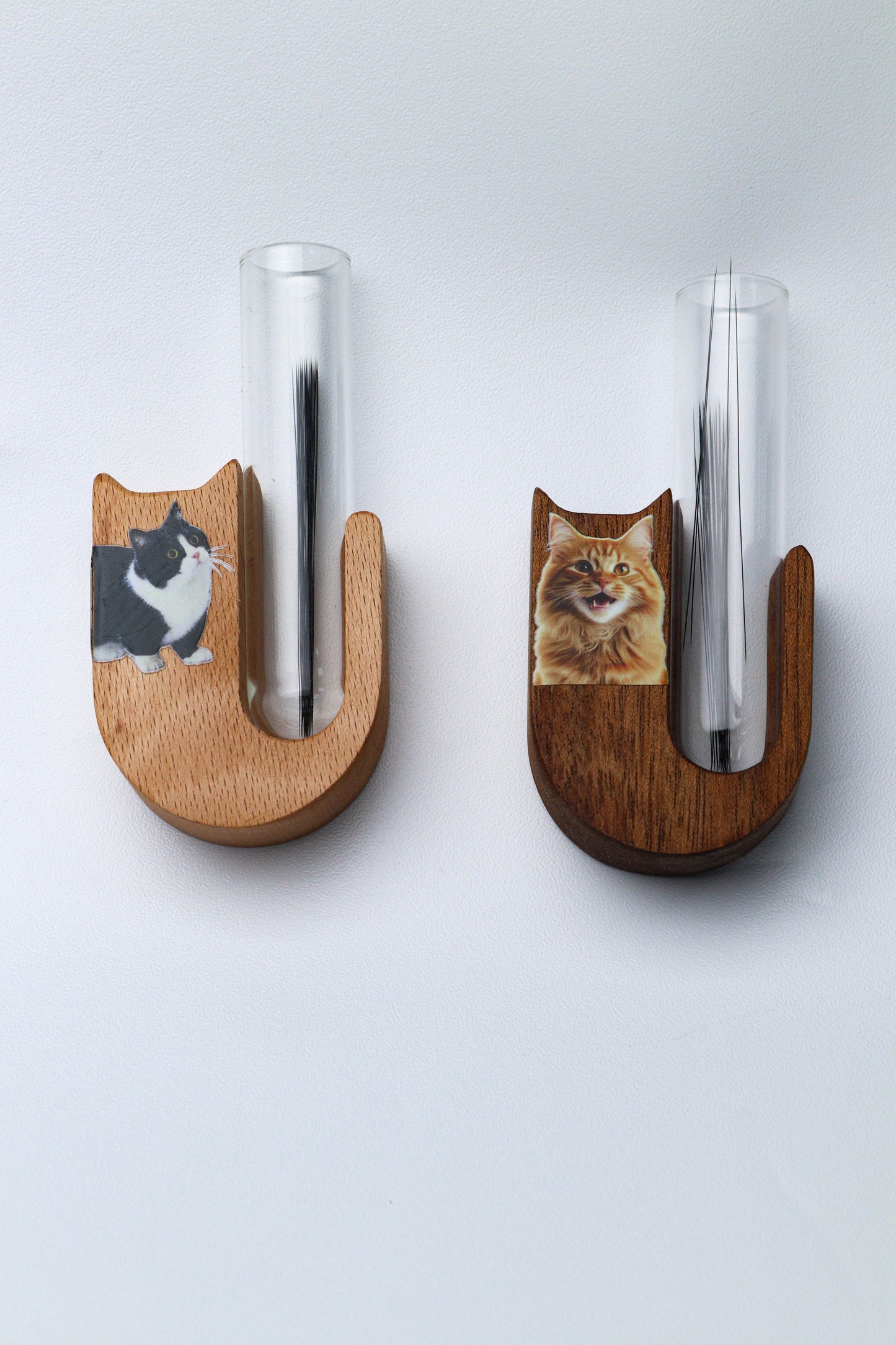 Cat Whisker Keepsake Holder with Photo