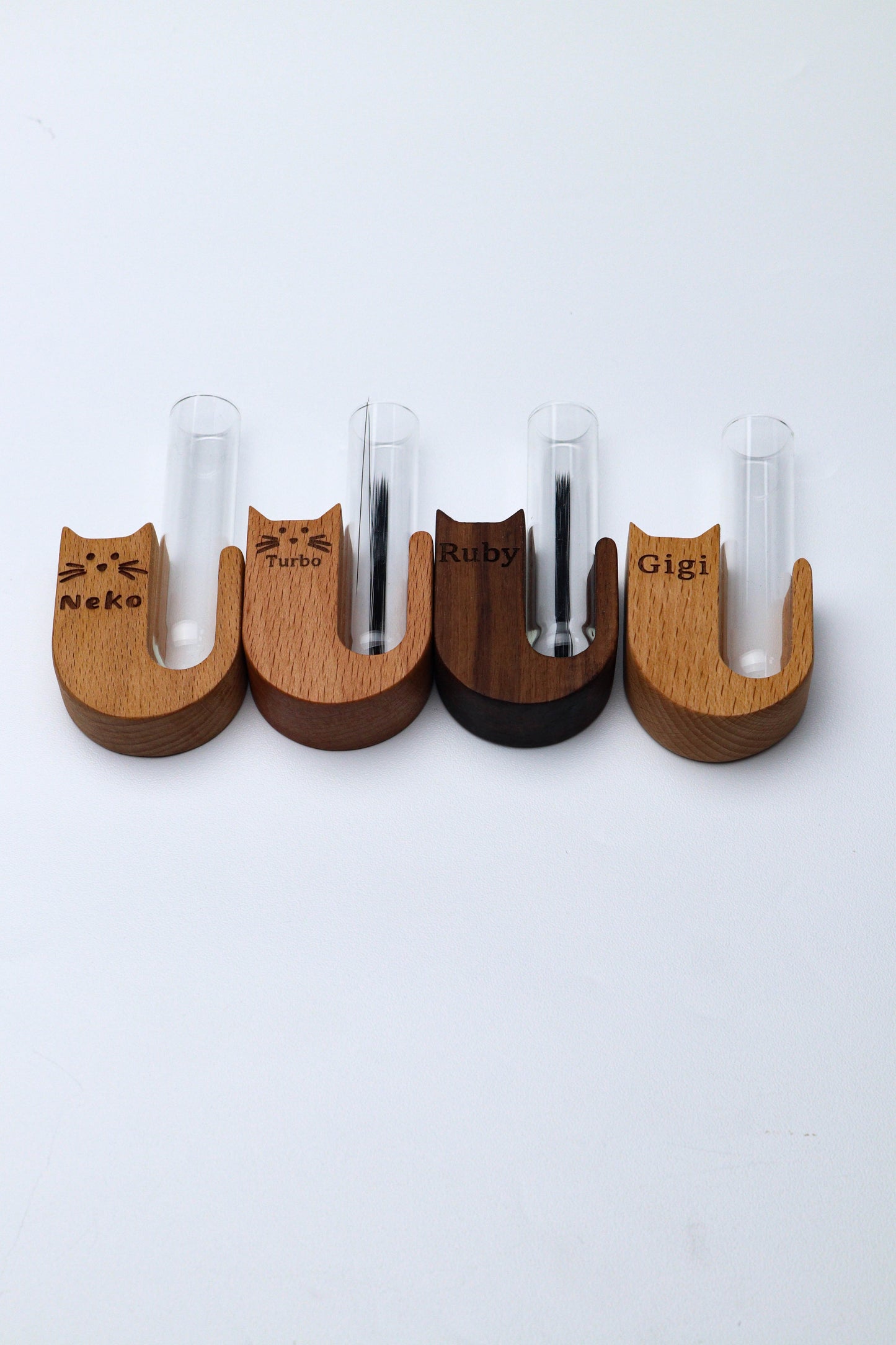 Custom Cat Whisker Keepsake Storage Bottle Magnetic Back