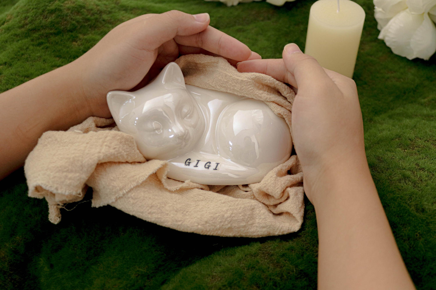 Personalized Cat Urn for Ashes