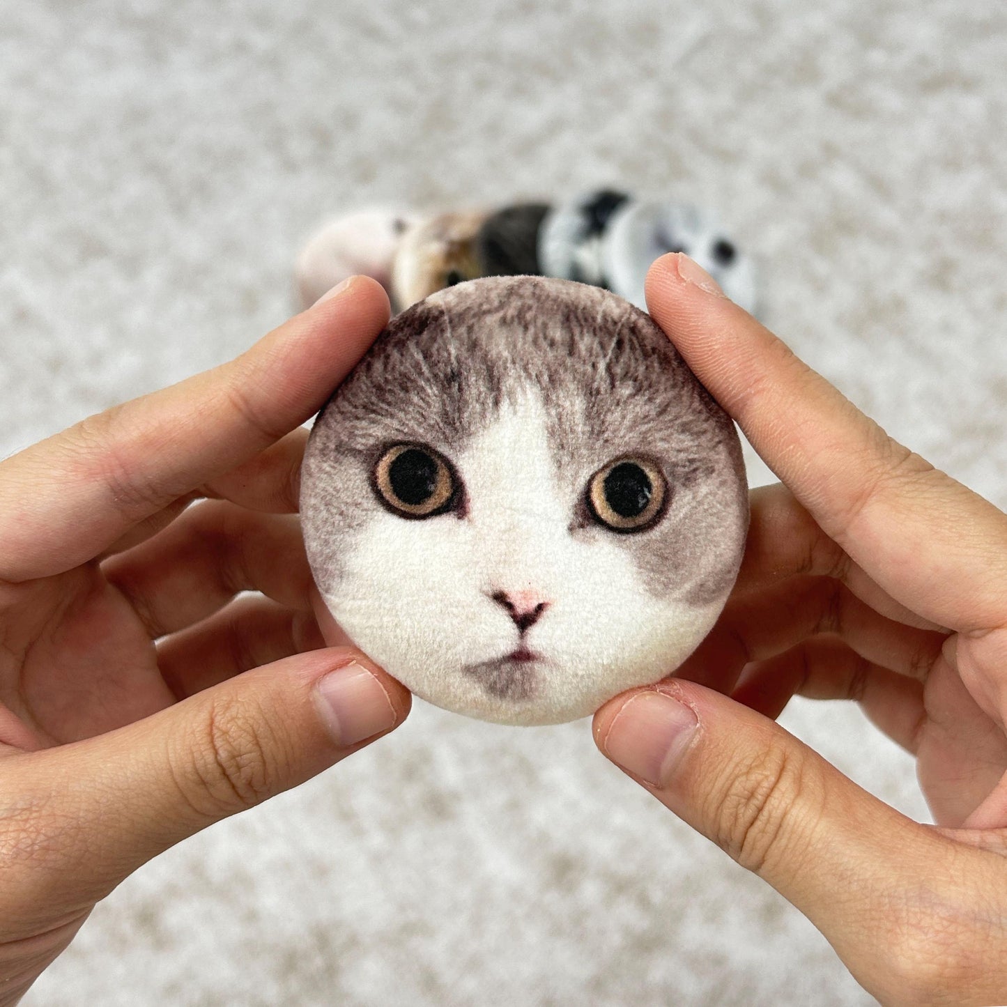 Custom Pet Portrait Plush Pin