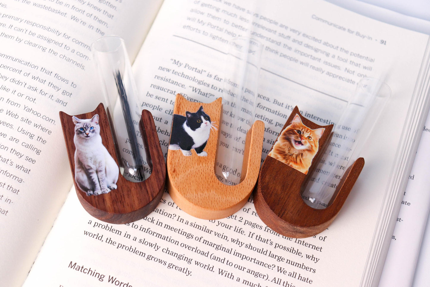 Cat Whisker Keepsake Holder with Photo