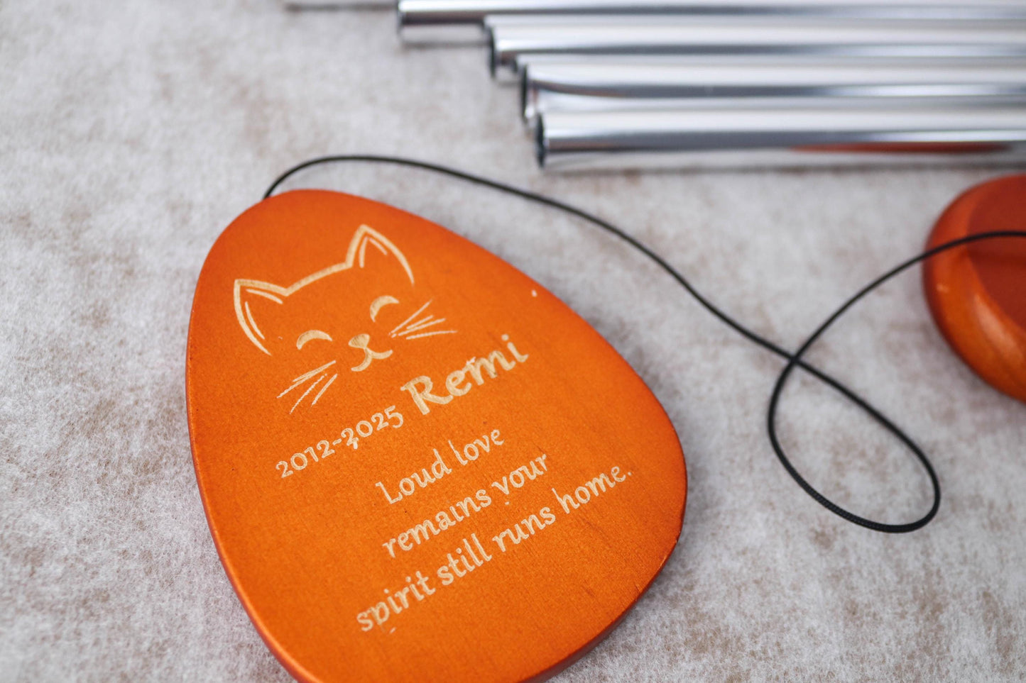 Wood Carving Pet Wind Chimes